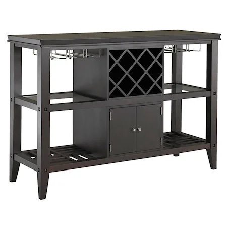 Contemporary Sideboard with Wine Storage
